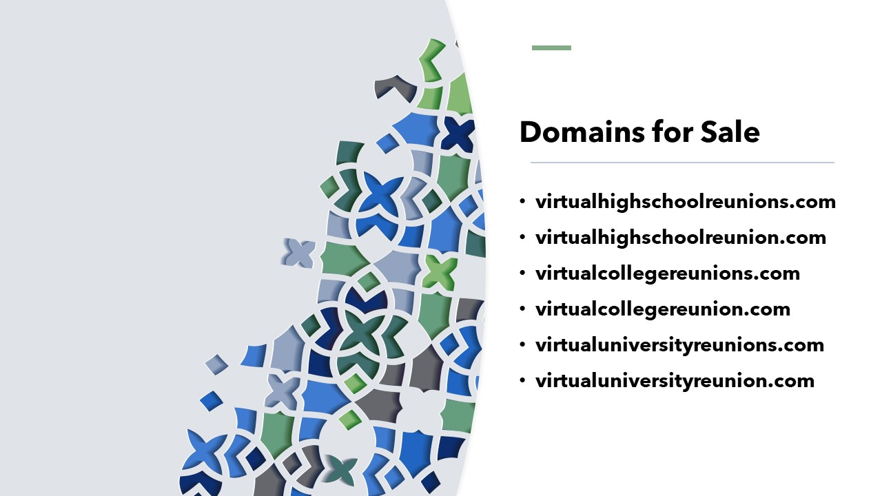 Domains for Sale Virtual Reunions Domains for Sale